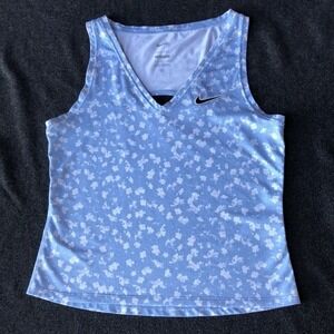 Nike Dri-FIT Tank Top Floral Print Racerback Small‎ - Pickleball - Golf - Tennis